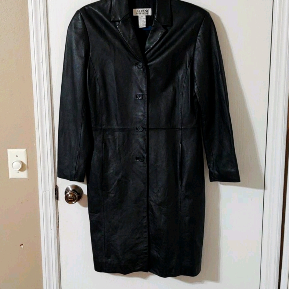 Alfani Leather coat